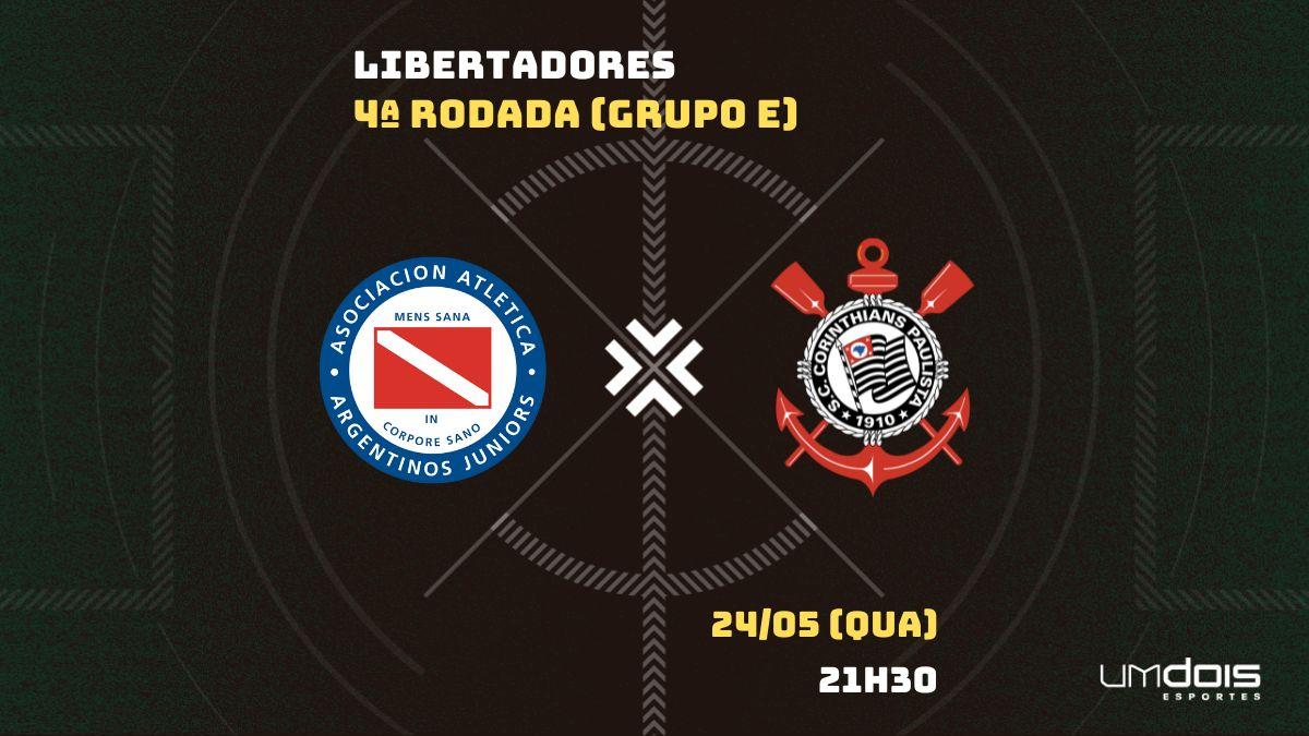 Argentinos Juniors x Corinthians: Escalações prováveis, como assistir, data e horário