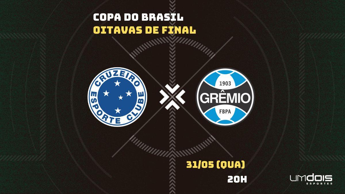 Cruzeiro x Grêmio: onde assistir, horário, escalações e arbitragem