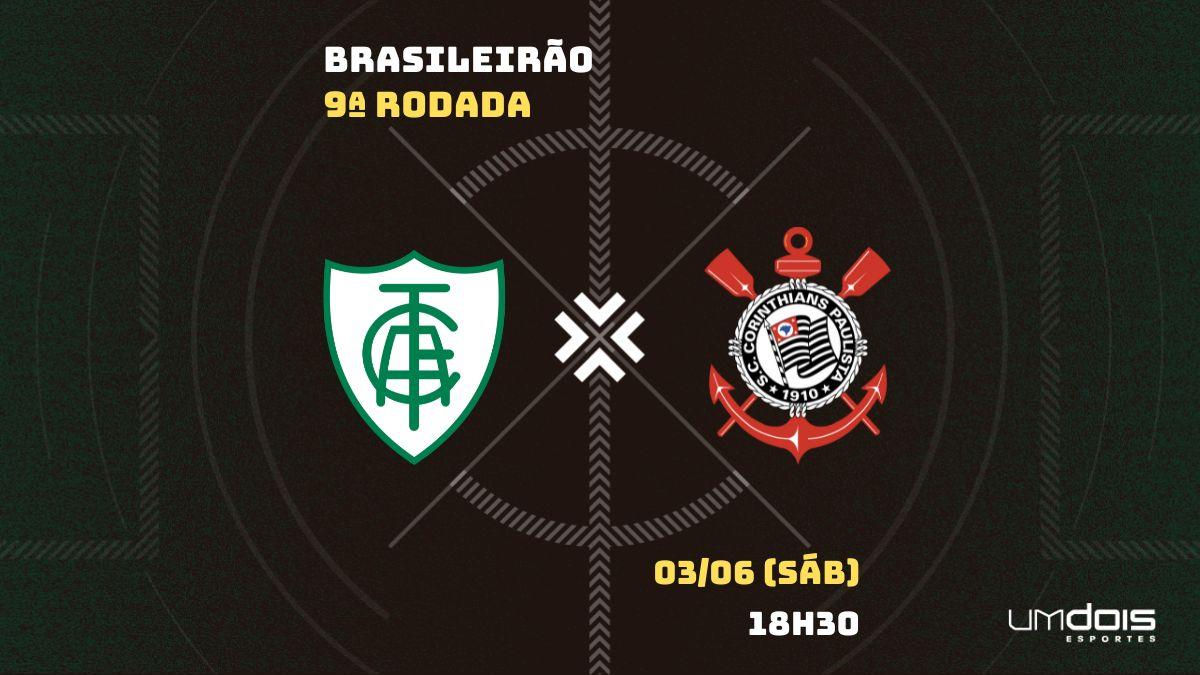 América-MG x Corinthians: onde assistir, horário, escalações e arbitragem