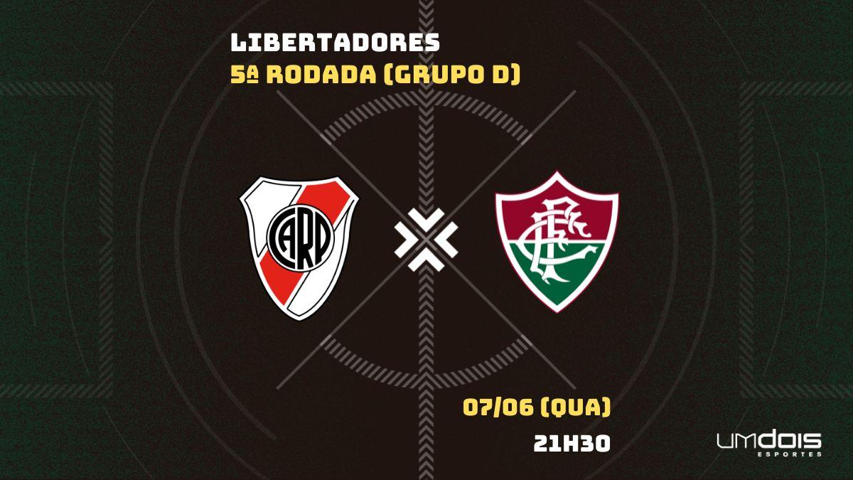 River Plate x Fluminense: Escalações prováveis, como assistir, data e horário