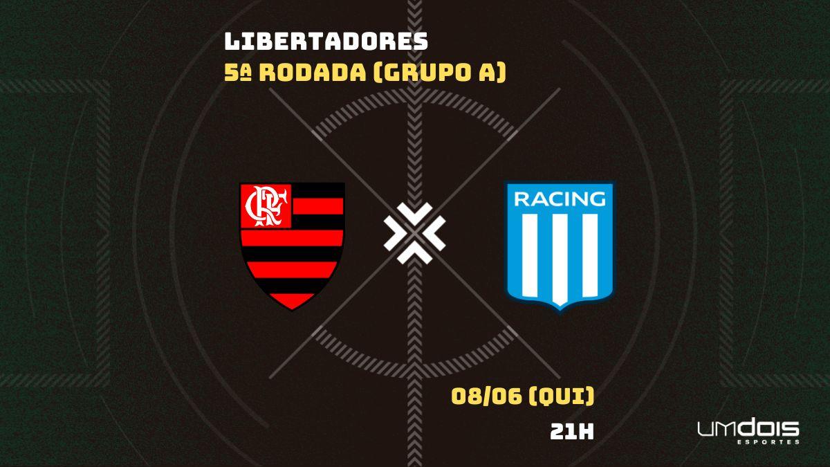 Flamengo x Racing: Escalações prováveis, como assistir, data e horário