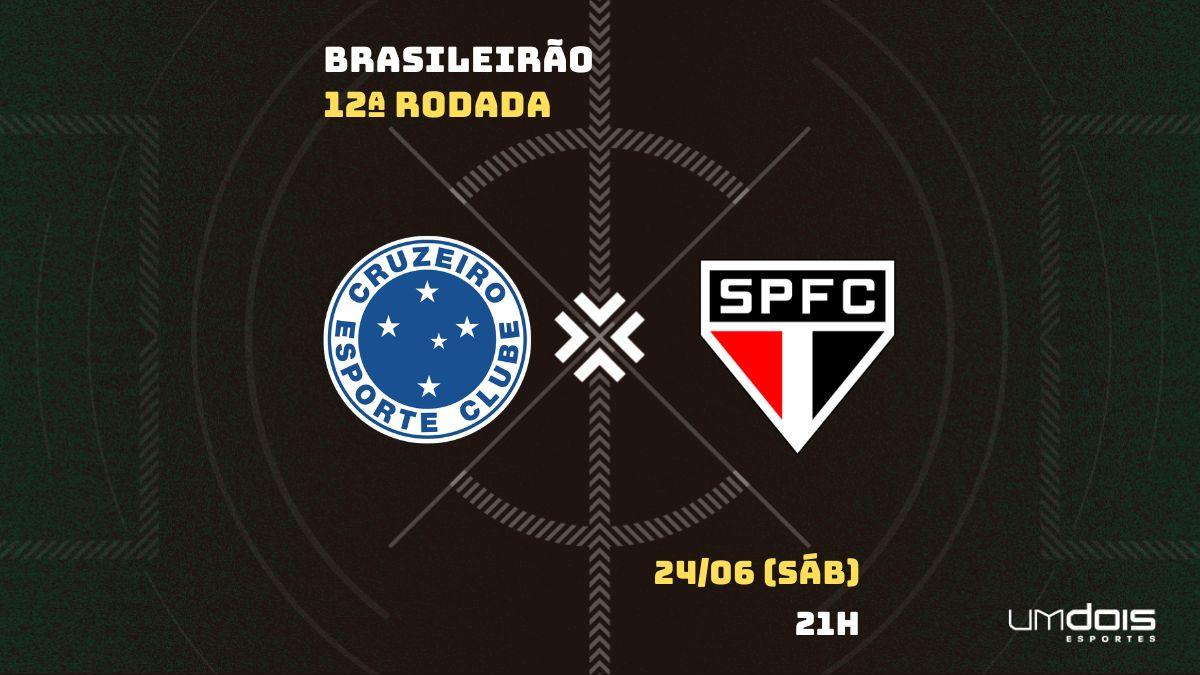 Cruzeiro x São Paulo: Escalações prováveis, como assistir, data e horário