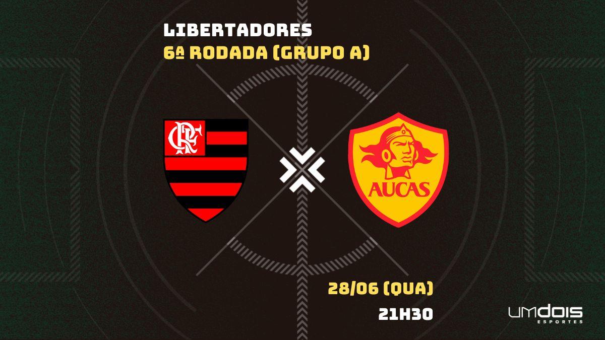 Flamengo x Aucas: Escalações prováveis, como assistir, data e horário