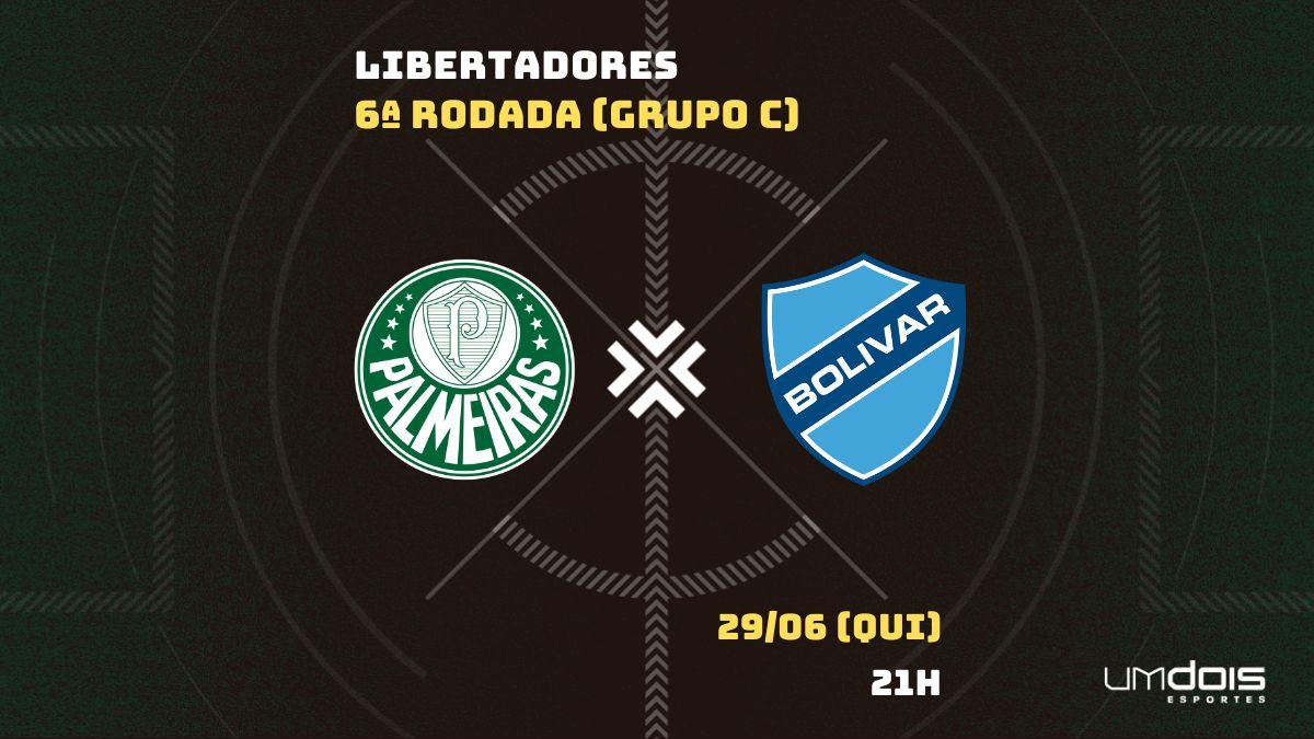 Palmeiras x Bolívar: Escalações prováveis, como assistir, data e horário