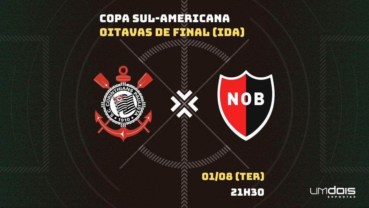Corinthians x Newell’s Old Boys: Escalações prováveis, como assistir, data e horário
