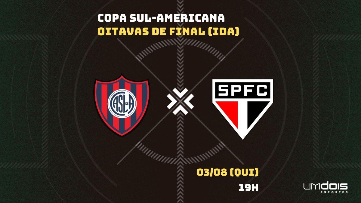San Lorenzo (ARG) x São Paulo: onde assistir à ida das oitavas da