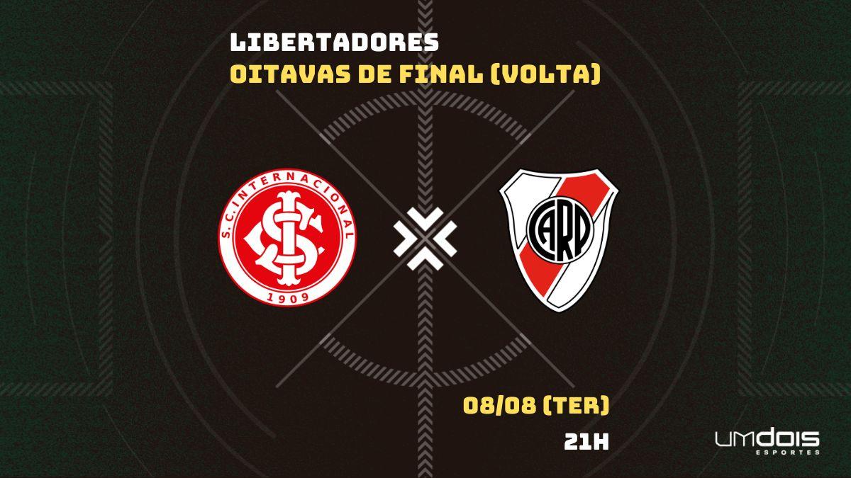 Internacional x River Plate: Escalações prováveis, como assistir, data e horário