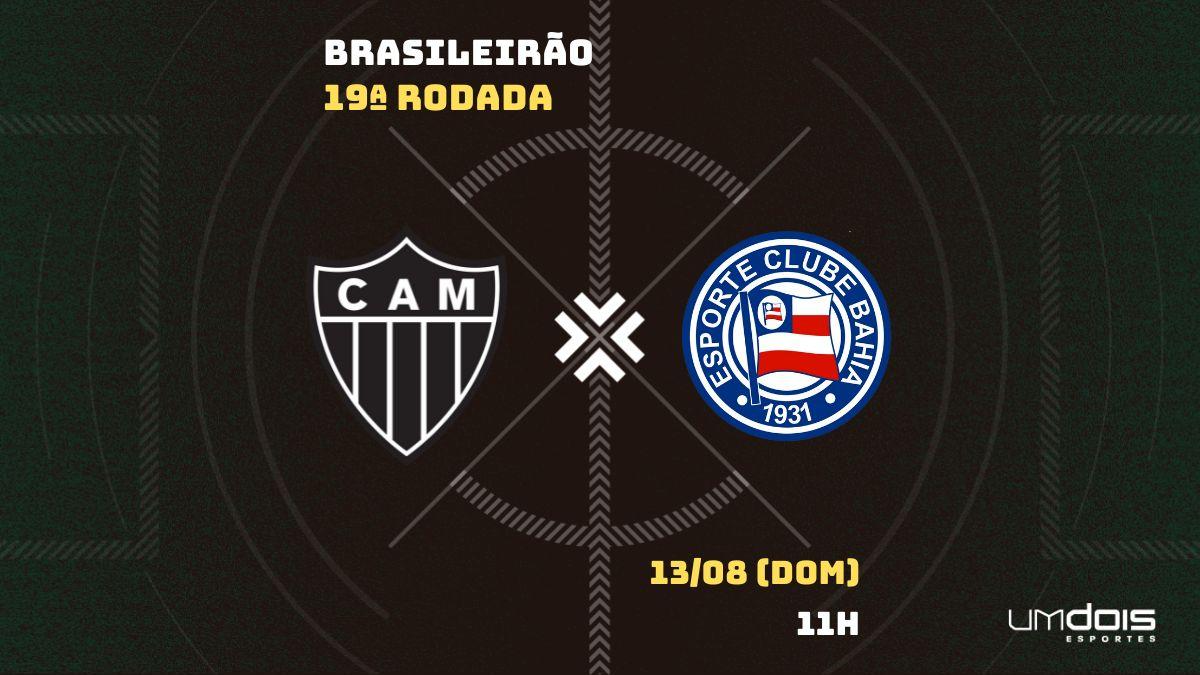 Brasileirão tem 3 jogos hoje. Amanhã, às 11h, Bahia encara São Paulo.