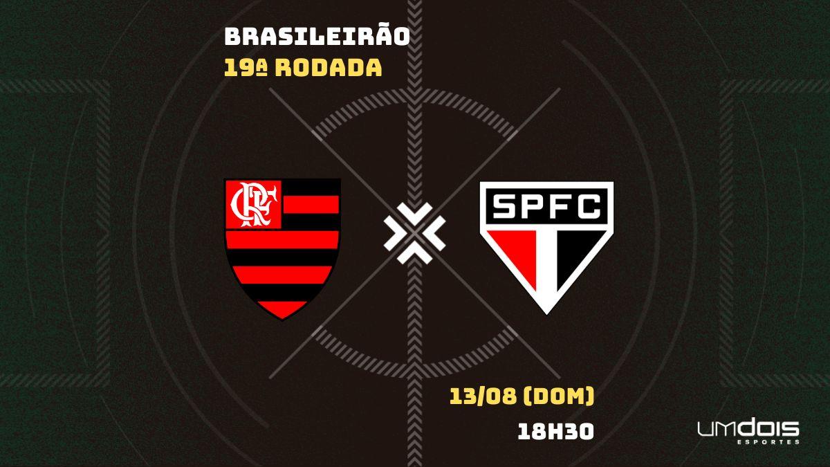 Flamengo x São Paulo: onde assistir o jogo pelo Brasileirão