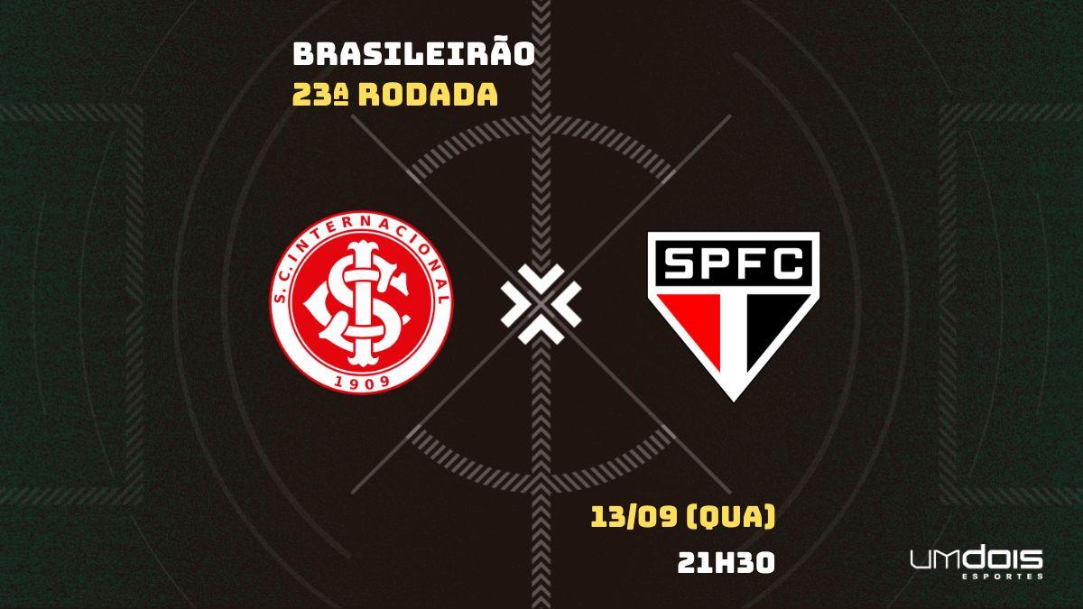 Internacional x São Paulo: Escalações prováveis, como assistir, data e horário