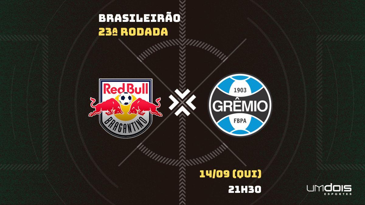 Bragantino x Grêmio: onde assistir à partida do Campeonato Brasileiro