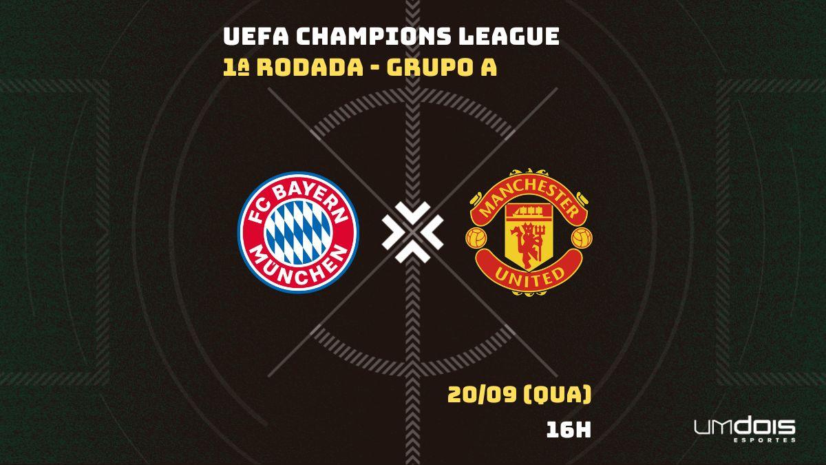 Manchester United x Bayern: onde assistir ao jogo da Champions