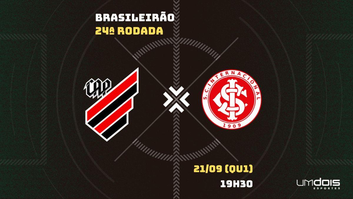 Athletico x Internacional: Escalações prováveis, como assistir, data e horário
