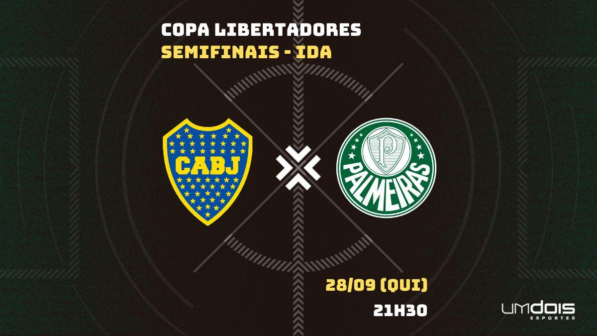 Boca Juniors x Palmeiras ao vivo: onde assistir à semifinal da