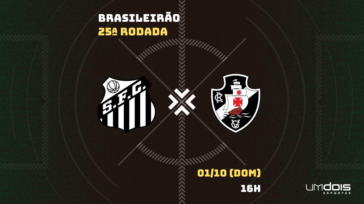 Santos x Vasco: Escalações prováveis, como assistir, data e horário