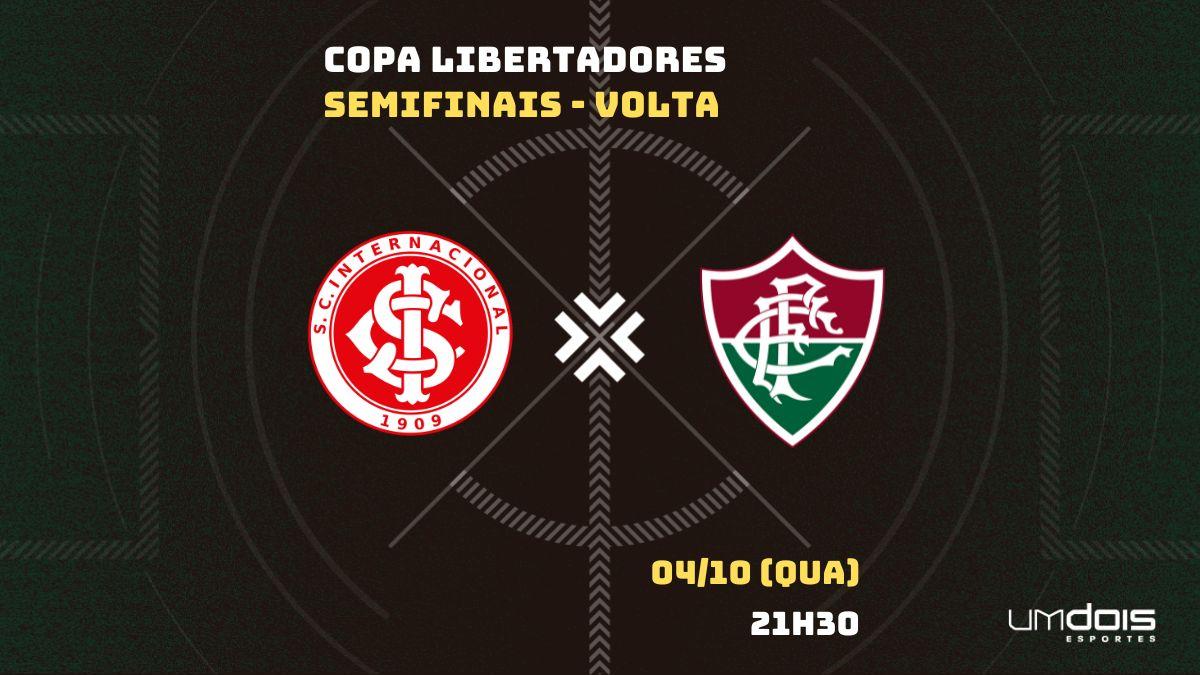 INTERNACIONAL X FLUMINENSE TRANSMISSÃO AO VIVO DIRETO DO BEIRA RIO -  SEMIFINAL DA COPA LIBERTADORES 