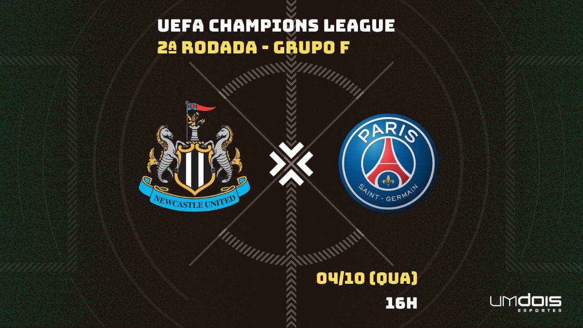 Newcastle x PSG: onde assistir, horário e escalações do jogo pela Champions  League - Lance!