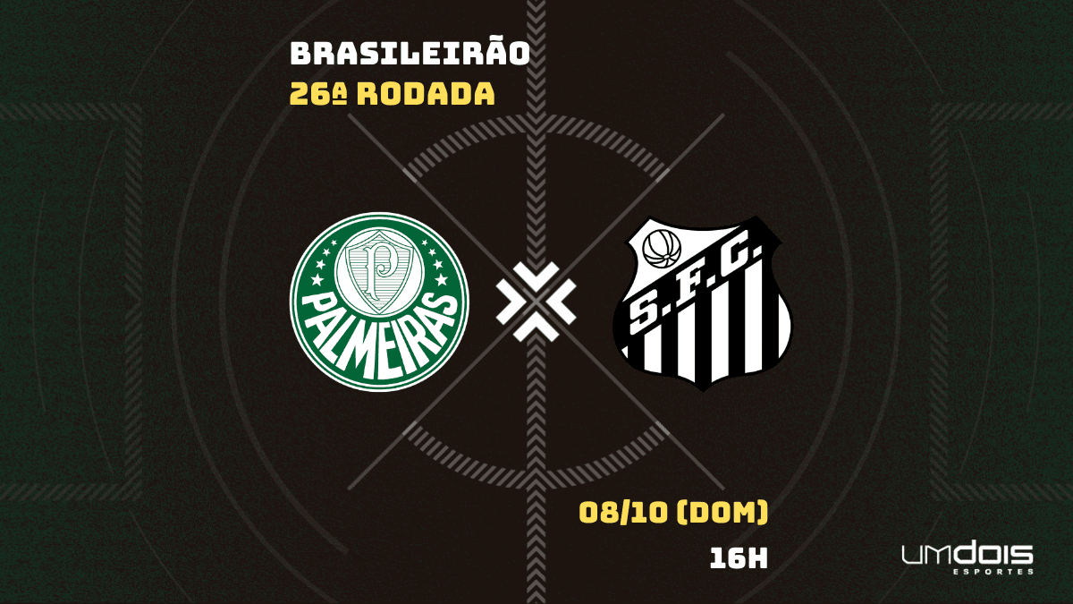 Palmeiras x Santos: onde assistir, horário e escalações da partida