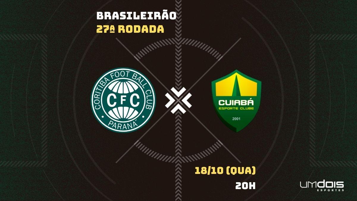Coritiba x Cuiabá: Escalações prováveis, como assistir, data e horário