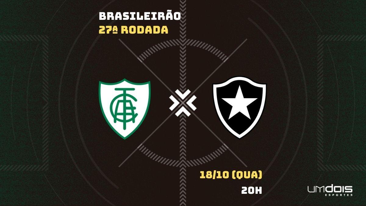 América-MG x Botafogo: Escalações prováveis, como assistir, data e horário