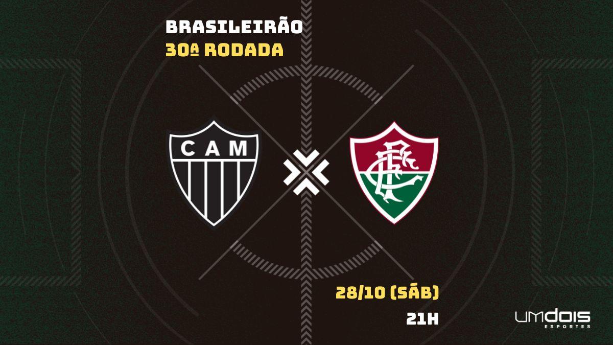 Atlético-MG x Fluminense: Escalações prováveis, como assistir, data e horário