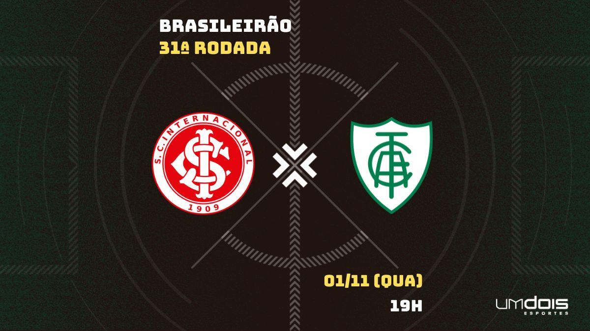 Internacional x América-MG: Escalações prováveis, como assistir, data e horário