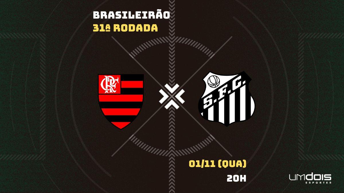 Flamengo x Santos: Escalações prováveis, como assistir, data e horário