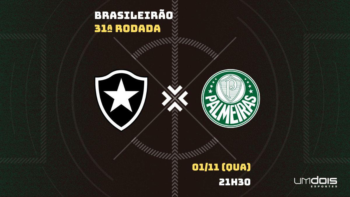 Botafogo x Palmeiras ao vivo e online, onde assistir, que horas é,  escalação e mais das quartas de final do Brasileirão sub-20