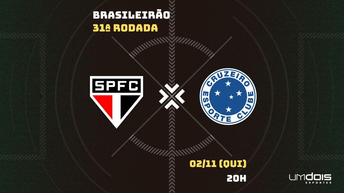 SÃO PAULO X CRUZEIRO TRANSMISSÃO AO VIVO DIRETO DO MORUMBI- CAMPEONATO  BRASILEIRO 2023 