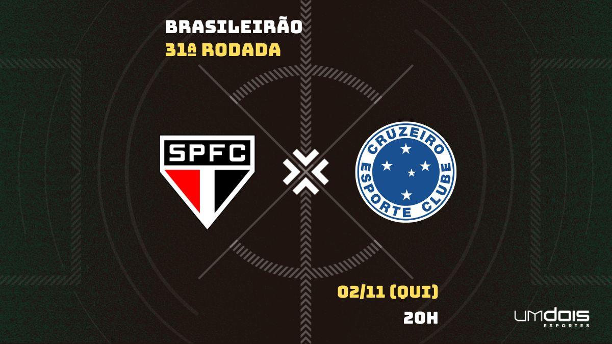 São Paulo x Cruzeiro: Escalações prováveis, como assistir, data e horário
