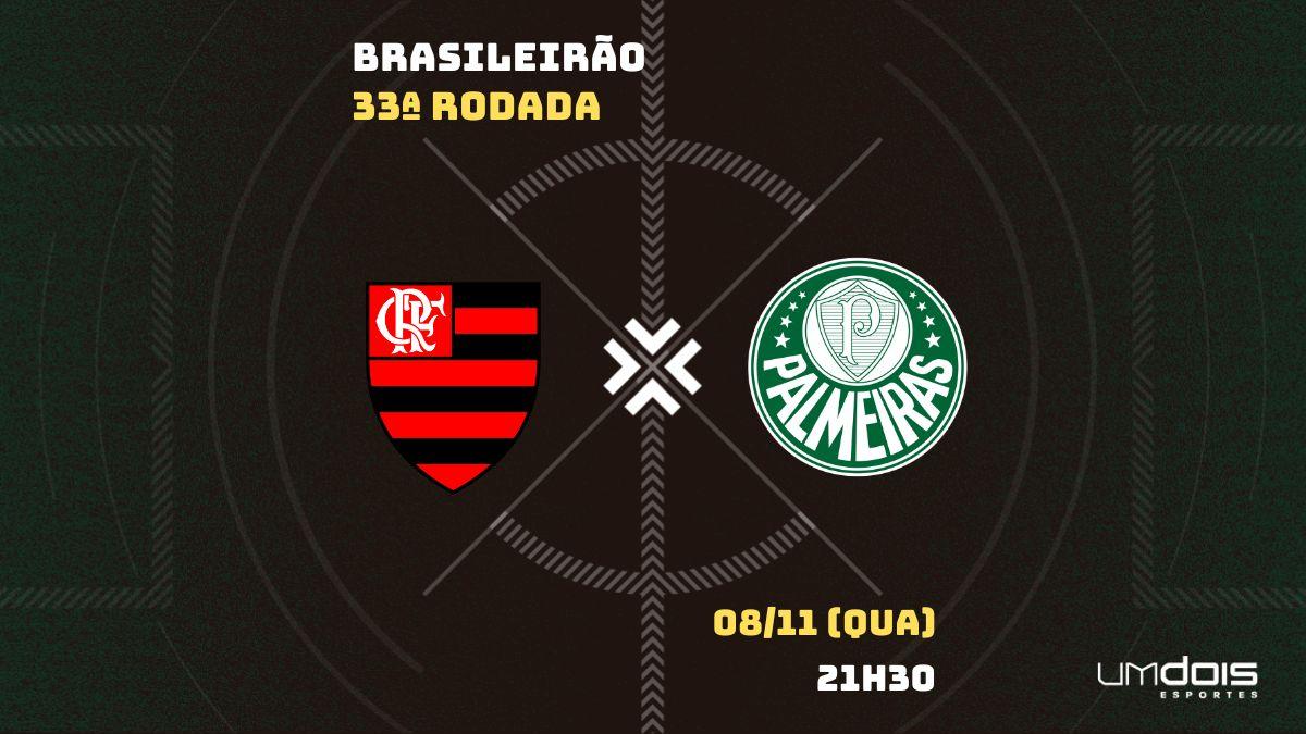 Flamengo x Palmeiras: escalações, como assistir, data e horário