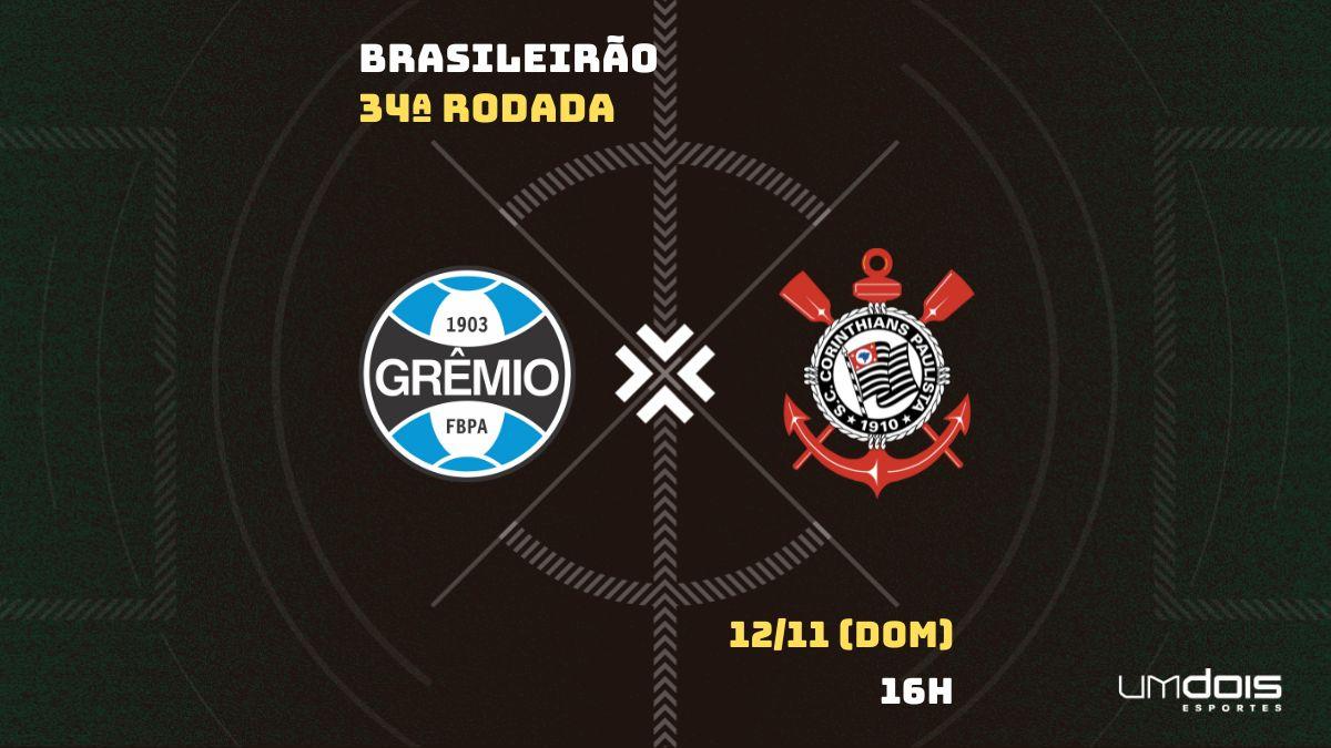 Grêmio x Corinthians: escalações prováveis, como assistir, data e horário