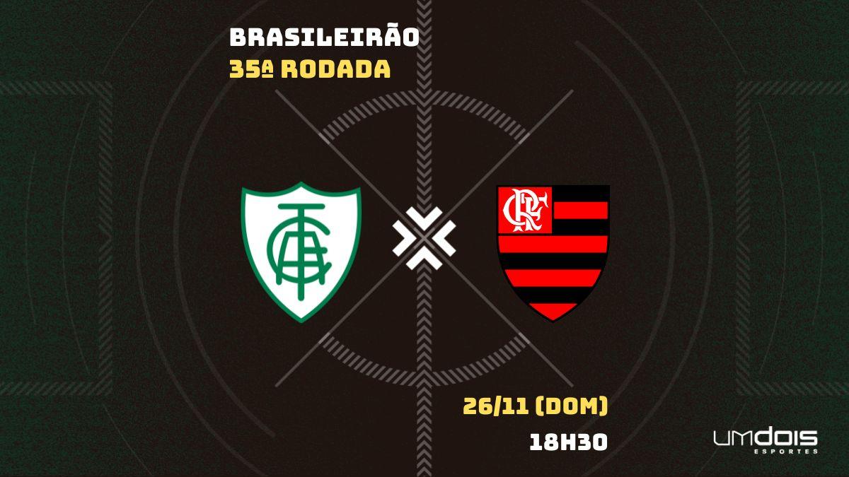 América-MG x Flamengo: onde assistir à partida da rodada 35