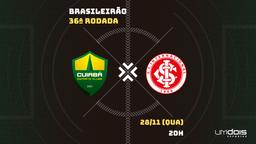 Cuiabá x Internacional: escalações prováveis, como assistir, data e horário