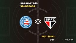 Bahia x São Paulo: escalações prováveis, como assistir, data e horário