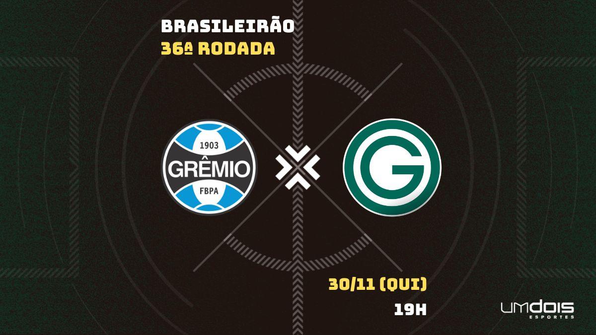 Grêmio x Goiás: veja onde assistir ao vivo, horário e escalações
