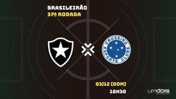 Botafogo x Cruzeiro: escalações prováveis, como assistir, data e horário