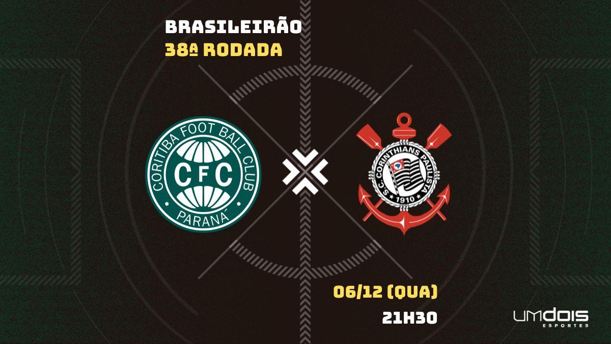 Coritiba x Corinthians: Escalações prováveis, como assistir, data e horário