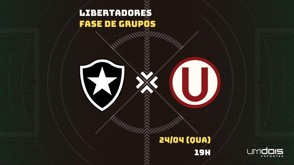 Botafogo x Universitario: escalações prováveis, como assistir, data e horário