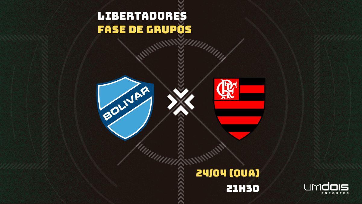 Bolívar x Flamengo: escalações prováveis, como assistir, data e horário