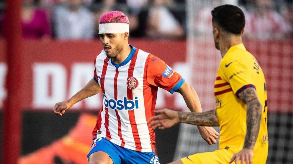 Yan Couto em ação no Girona. Foto: Divulgação/Girona FC