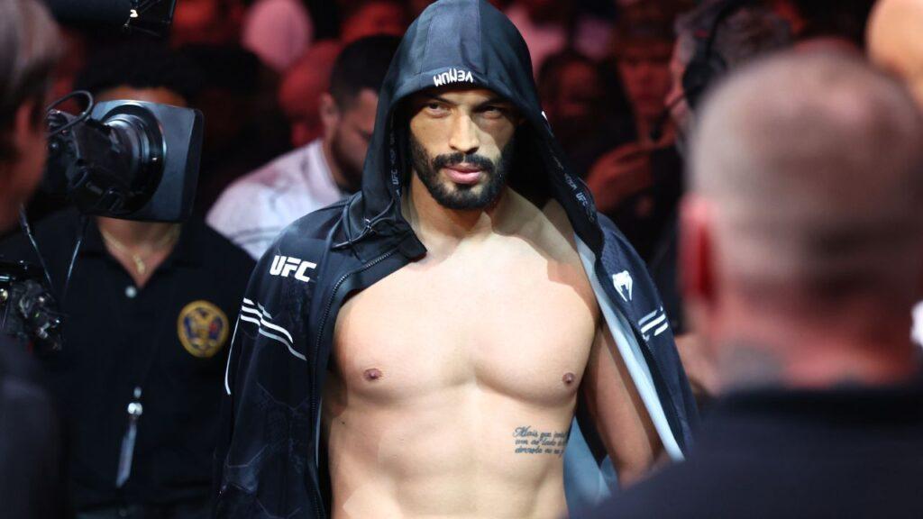 Bruno Blindado luta no card preliminar do UFC 308. Foto: Icon sport