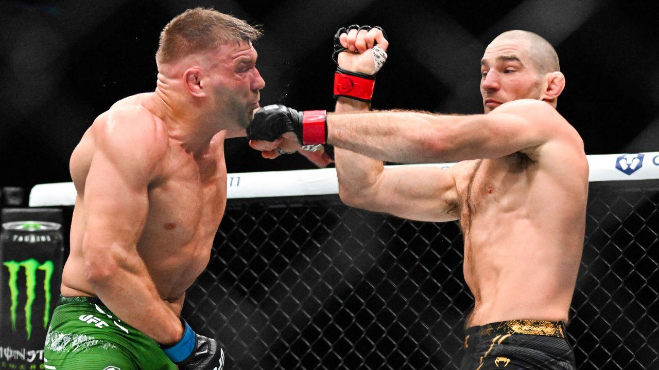 Dricus Du Plessis e Sean Strickland fazem a luta principal do UFC 312. Foto: Icon sport