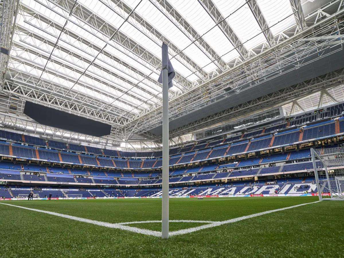 Estádio Santiago Bernabéu.