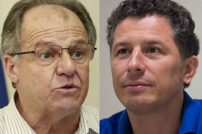 Hélio Cury e Ricardo Gomyde, candidatos à presidência da FPF
