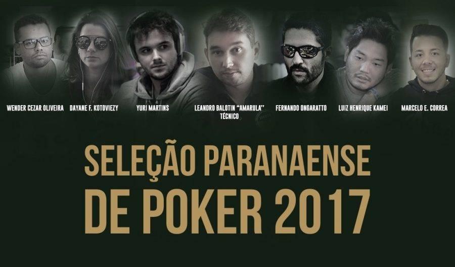 Vale a honra do Paraná no poker; veja seleção do estado para torneio nacional