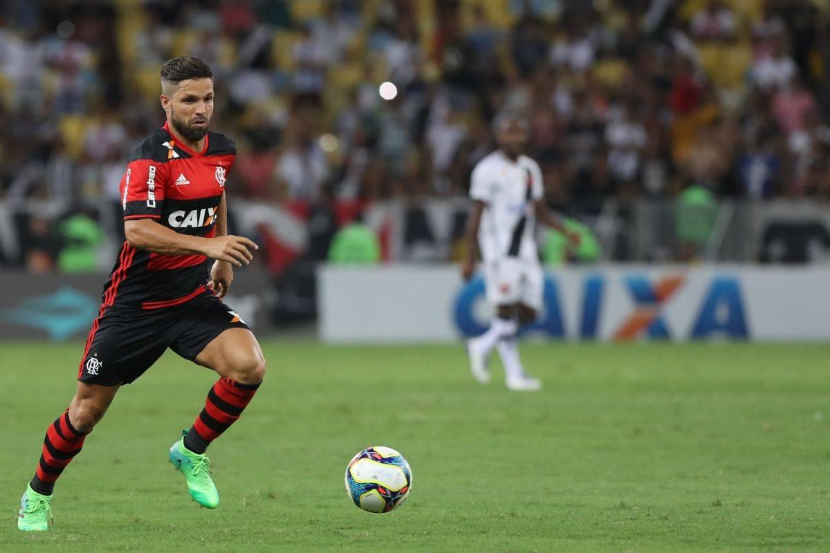 O Flamengo, de Diego, encara o Vasco em clássico da 12ª rodada do Brasileirão. (Foto: Staff Images/Flamengo)