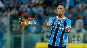 Lucas Barrios, do Grêmio, é uma das melhores apostas para a 12ª rodada do Cartola FC 2017.