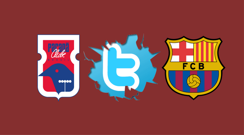 Paraná não perdoa falta de segurança no Twitter do Barcelona
