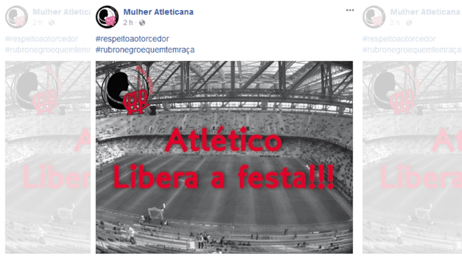 Grupo pró-Petraglia engrossa protesto: “Libera a festa, Atlético!”